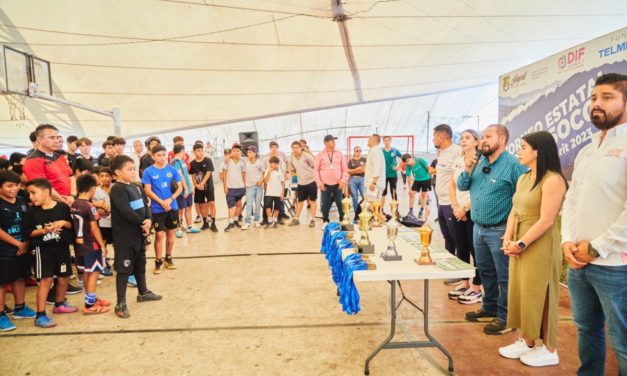 DIF NAYARIT Y FUNDACIÓN TELMEX-TELCEL CLAUSURAN TORNEO DE STREET SOCCER «DE LA CALLE A LA CANCHA» EN SU EDICIÓN 2023