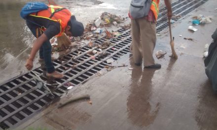 Servicios Públicos retira 8 toneladas de basura en operativo de limpieza tras lluvias registradas