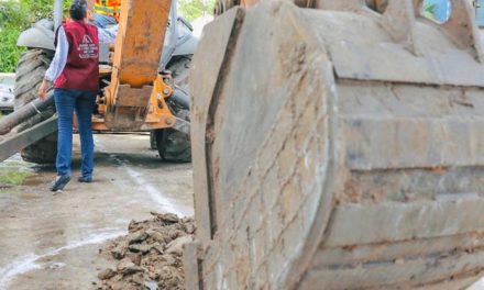 Arranca gobierno municipal la construcción de un colector de aguas residuales para Mezcalitos