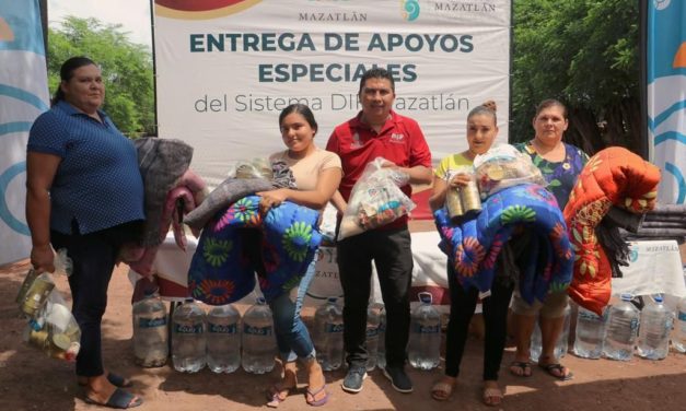 GOBIERNO MUNICIPAL Y SISTEMA DIF MAZATLÁN LLEVAN JORNADA DE ENTREGA DE APOYOS ESPECIALES HASTA LAS COMUNIDADES SERRANAS