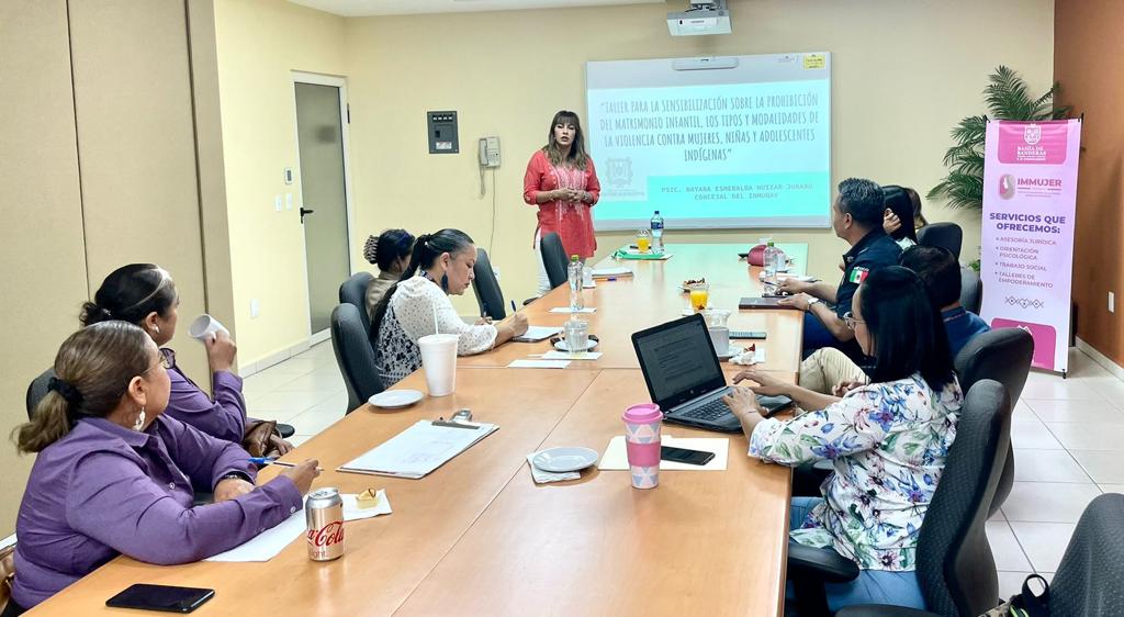 Gobierno municipal a través del IMMUJER de Bahía de Banderas y en coordinación con el INMUNAY en busca una infancia y juventud sin abusos.