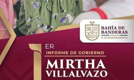Esta historia ya comenzó, Primer Informe de Gobierno de Mirtha Villalvazo