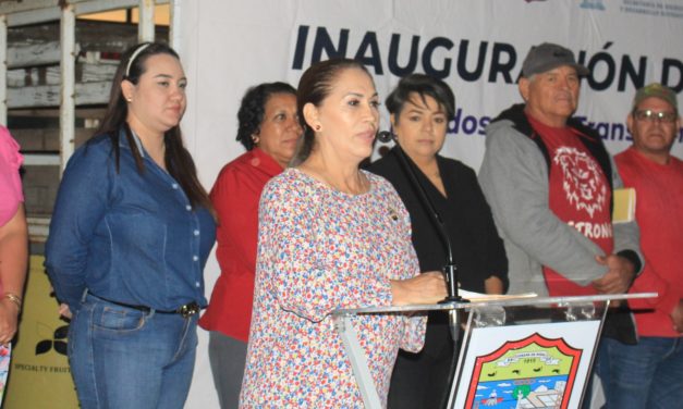 INAUGURAN LA CONSTRUCCIÓN DE RED DE ALUMBRADO PÚBICO EN ACCESO A SENTAMIENTO “LAS CABRAS”.