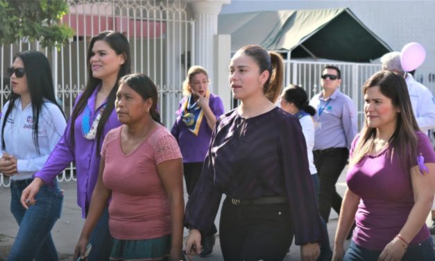 ENCABEZA BLANCA NEREYDA ALVARADO GARCÍA MARCHA CONMEMORATIVA POR EL DÍA INTERNACIONAL DE LA MUJER