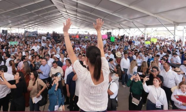 ’’SIN SINALOA NO HAY MÉXICO’’: CLAUDIA SHEINBAUM ES ARROPADA POR EL CARIÑO DE MÁS DE 12 MIL SINALOENSES