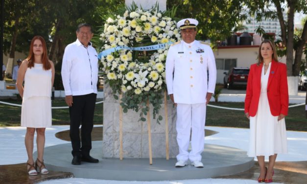 CONMEMORAN EL 109 ANIVERSARIO DE LA GESTA HEROICA DEL PUERTO DE VERACRUZ