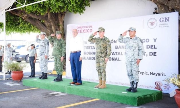 CONTINUAREMOS TRABAJANDO EN LA EXTRAORDINARIA COOPERACIÓN QUE HEMOS MANTENIDO CON LA GUARDIA NACIONAL Y LAS FUERZAS ARMADAS. MIGUEL ÁNGEL NAVARRO QUINTERO