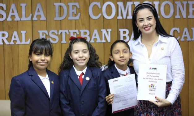 RECIBE CONGRESO DECLARATORIA DE 12VO PARLAMENTO INFANTIL