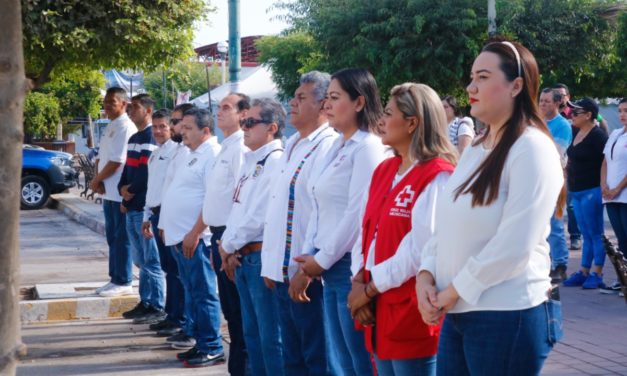 AUTORIDADES MUNICIPALES CONMEMORAN LA BATALLA DE PUEBLA CON ACTO CÍVICO