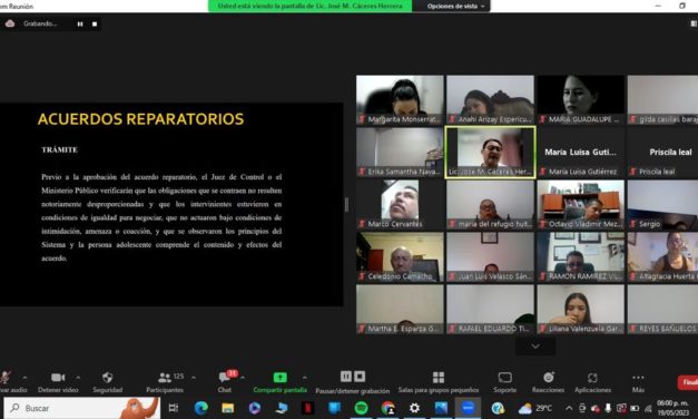 ESPECIALISTA DE YUCATÁN IMPARTIÓ EL TERCER MODULAR DEL DIPLOMADO DE CERTIFICACIÓN EN JUSTICIA PARA ADOLESCENTES