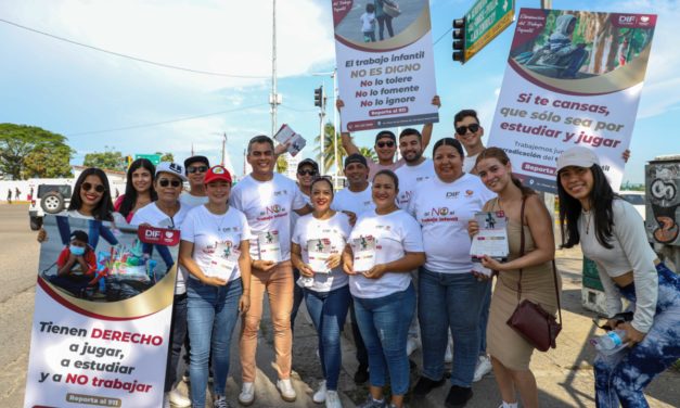 INICIA DIF CAMPAÑA ‘DI NO AL TRABAJO INFANTIL’