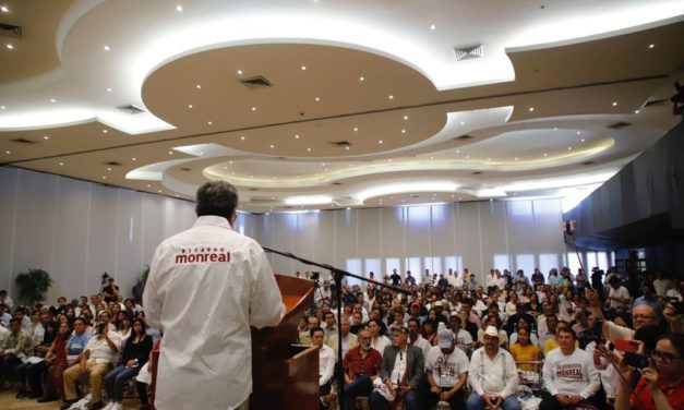 LLAMA RICARDO MONREAL A MILITANTES DE MORENA A PROFUNDIZAR RELACIÓN CON LA GENTE