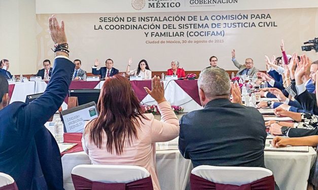 FUE INSTALADA E INICIÓ ACTIVIDADES LA COMISIÓN PARA LA COORDINACIÓN DEL SISTEMA DE JUSTICIA CIVIL Y FAMILIAR A NIVEL NACIONAL