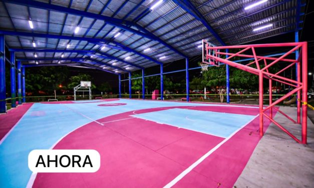 INAUGURA ALCALDE EDGAR GONZÁLEZ REHABILITACIÓN DEL PARQUE DEPORTIVO LA FORESTA