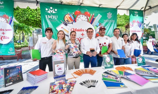 ¡UNIDOS SOMOS MÁS ÚTILES! IMJU ARRANCA CAMPAÑA DE DONACIÓN DE ÚTILES ESCOLARES.