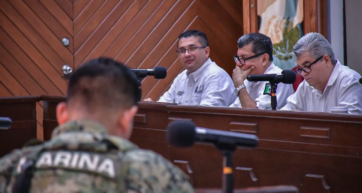 AGRADECE ALCALDE EDGAR GONZÁLEZ LABOR DE CORPORACIONES EN OPERATIVO MAZATLÁN SEGURO