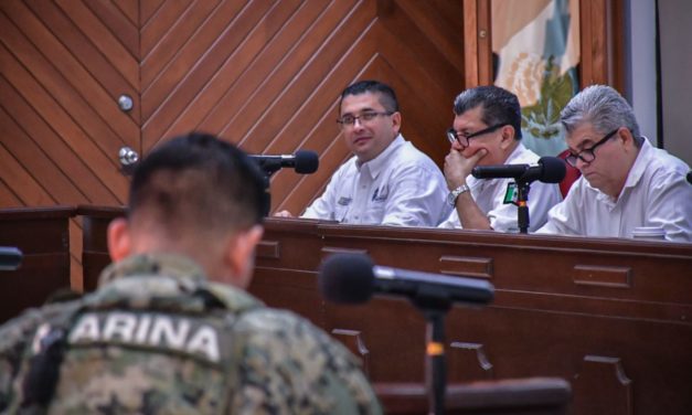 AGRADECE ALCALDE EDGAR GONZÁLEZ LABOR DE CORPORACIONES EN OPERATIVO MAZATLÁN SEGURO