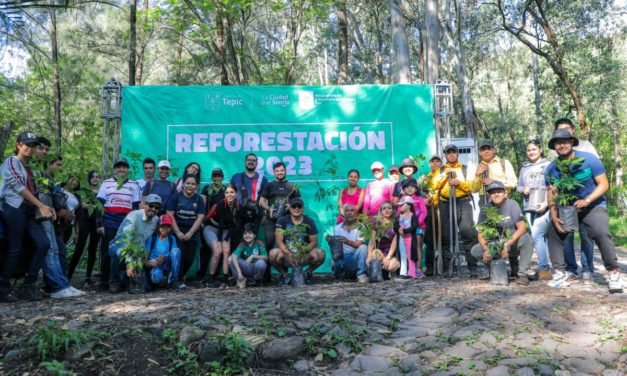 PLANTA GOBIERNO DE TEPIC OTROS 5 MIL ÁRBOLES EN EL CERRO DE SAN JUAN