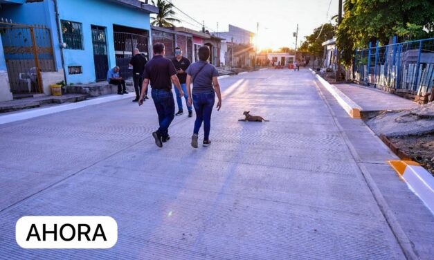 ¡COMPROMISO CUMPLIDO! VECINOS DE LA FRANCISCO I. MADERO ESTRENAN CALLE.