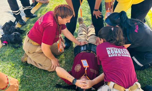 PARAMÉDICOS DE BAHÍA DE BANDERAS SE CAPACITAN EN BENEFICIO DE LA POBLACIÓN