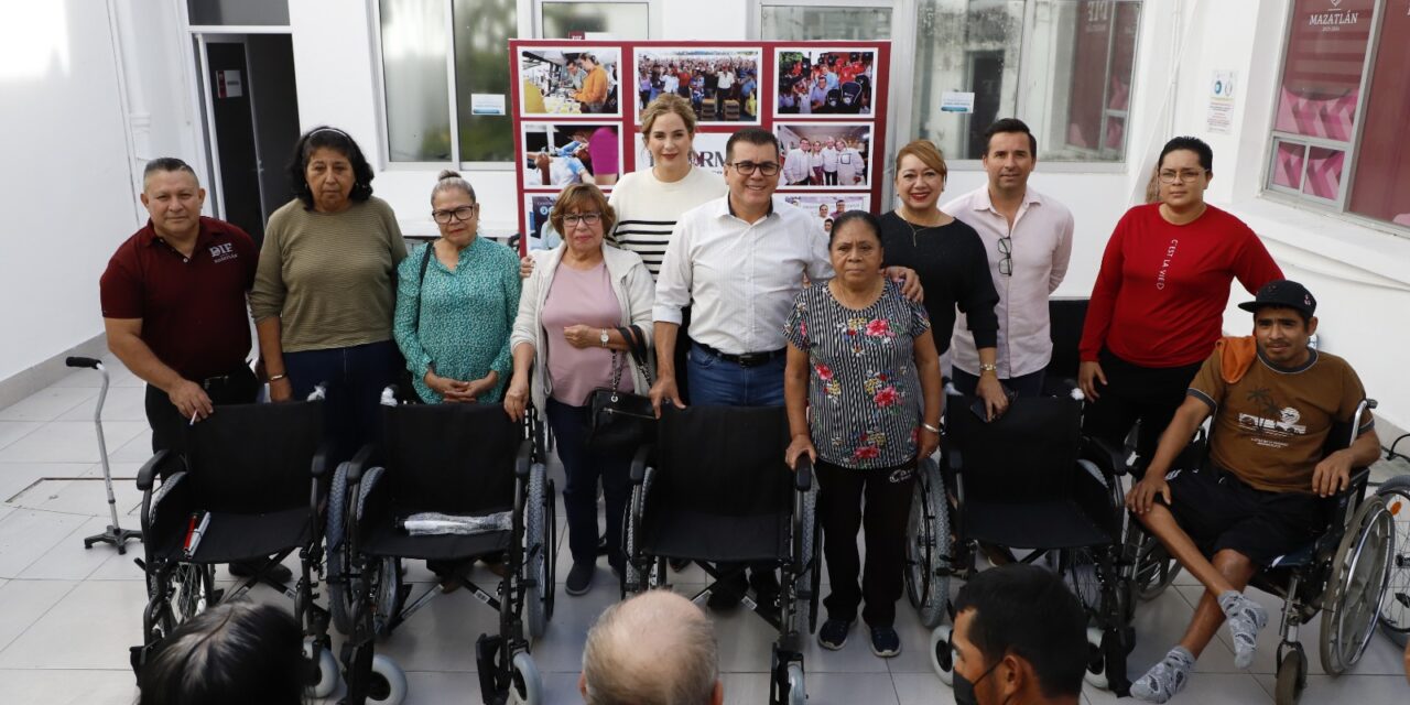 DIF Mazatlán entrega más de 20 apoyos funcionales