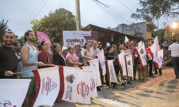 ARRANCA OBRA DE DRENAJE, ALCANTARILLADO Y EMPEDRADO DE LA COLONIA AVESTRUZ EN SAYULITA