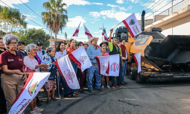 ARRANCA LA ALCALDESA MIRTA VILLALVAZO EL REENCARPETAMIENTO DE MÁS DE 4 KILÓMETROS ENTRE SAN JUAN DE ABAJO Y EL COLOMO