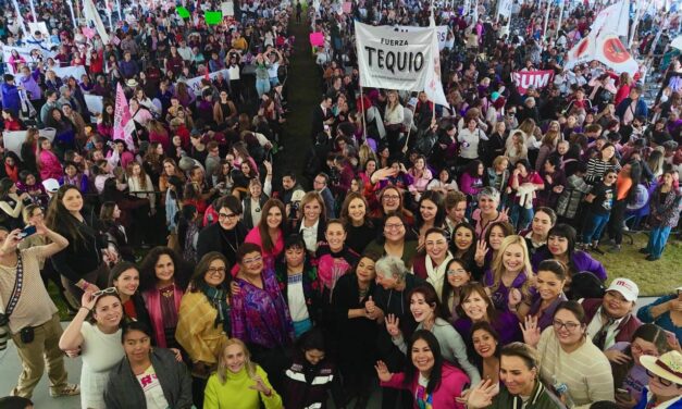 Claudia Sheinbaum es respaldada por mujeres de todo México en la construcción del segundo piso de la 4T