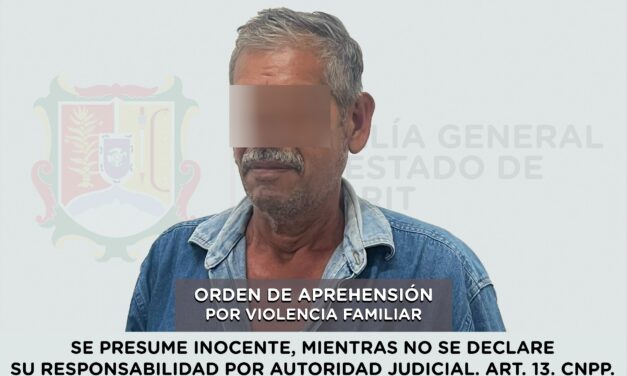 APREHENDIDO EN BAHÍA DE BANDERAS POR VIOLENCIA FAMILIAR