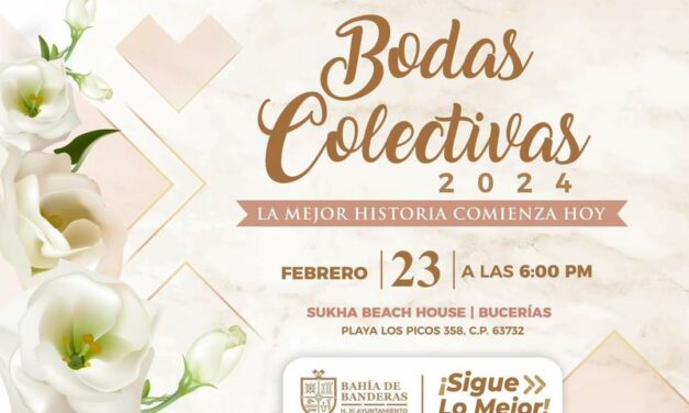YA HAY FECHA PARA LAS PRIMERAS BODAS COLECTIVAS DEL 2024