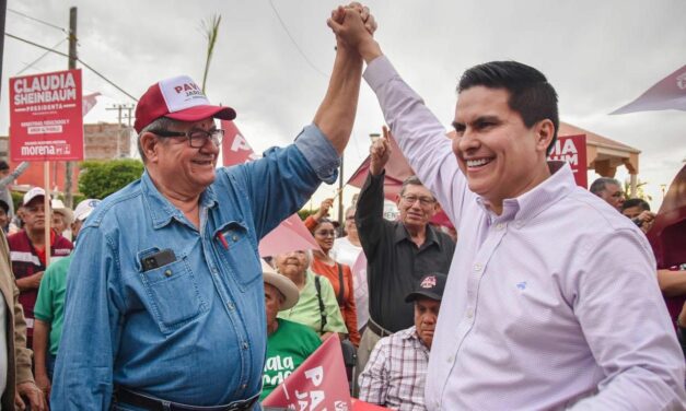 PAVEL JARERO Y JASMÍN BUGARÍN REFUERZAN EL LIDERAZGO DE CLAUDIA SHEINBAUM EN TECUALA