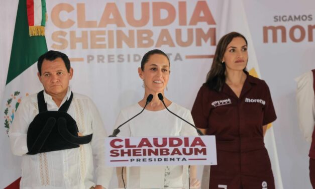 CLAUDIA SHEINBAUM Y JOAQUÍN DÍAZ MENA ANUNCIAN ‘’RENACIMIENTO MAYA’’, EL PROYECTO PARA FORTALECER LA PROSPERIDAD DE YUCATÁN A TRAVÉS DEL TREN MAYA