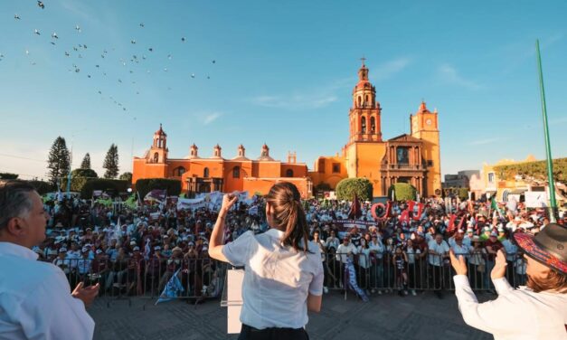 CLAUDIA SHEINBAUM LLAMA A SEGUIR CON LA TRANSFORMACIÓN PARA CONTINUAR LUCHANDO POR LOS DERECHOS, LA DEMOCRACIA Y LA JUSTICIA PARA LOS MEXICANOS