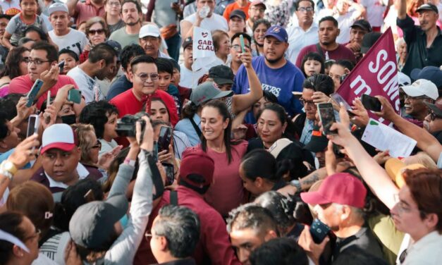 CLAUDIA SHEINBAUM RESALTA MOVILIDAD, SALUD, EDUCACIÓN, GARANTIZAR EL DERECHO AL AGUA Y FORTALECER LA SEGURIDAD COMO EJES DE LA CONTINUIDAD DE LA 4T EN LA CDMX