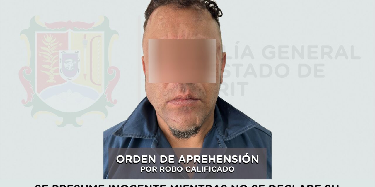 SE LE EJECUTA ORDEN DE APREHENSIÓN POR ROBO AL INTERIOR DE UN VEHÍCULO