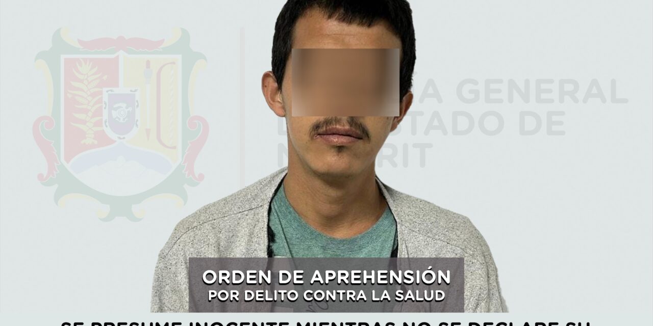 DETENIDO PRESUNTO RESPONSABLE DE DELITO CONTRA LA SALUD