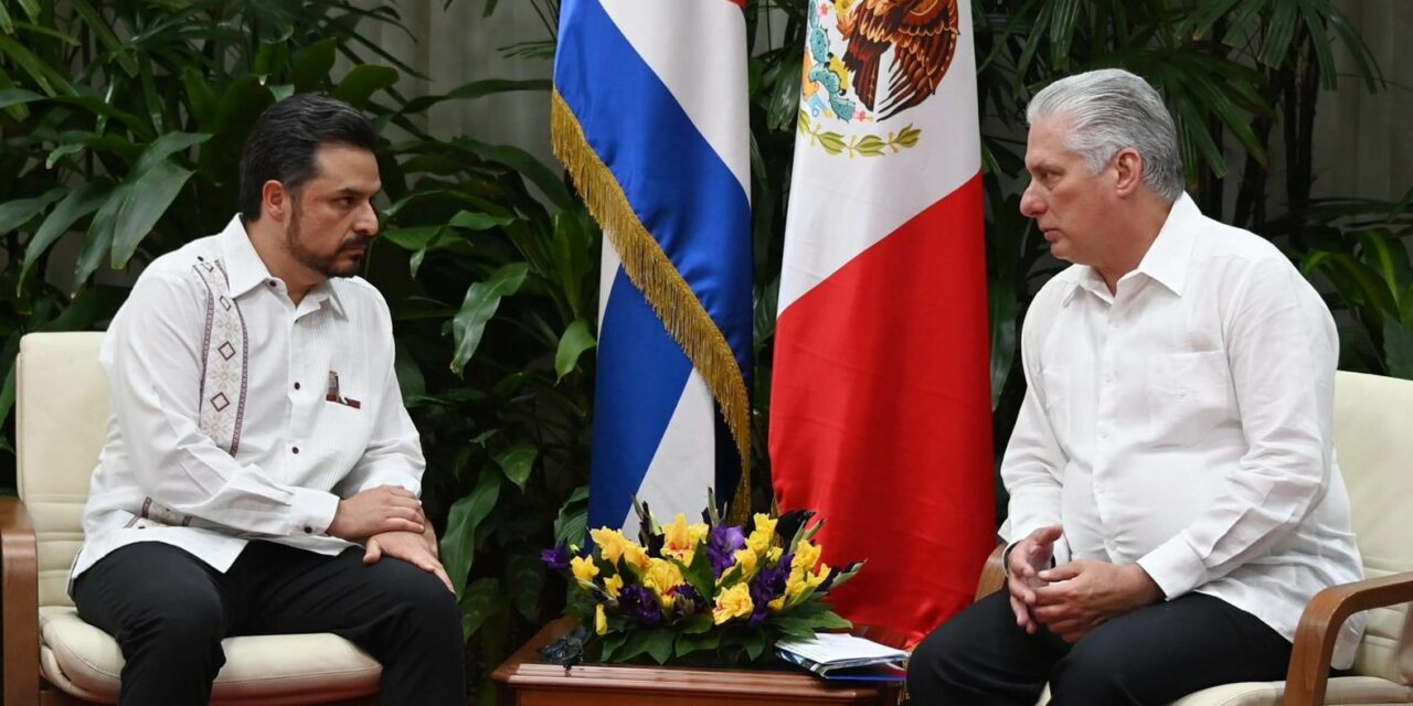 Director general del IMSS, Zoé Robledo, se reúne con presidente de Cuba, Miguel Díaz-Canel, para fortalecer apoyo a IMSS-Bienestar