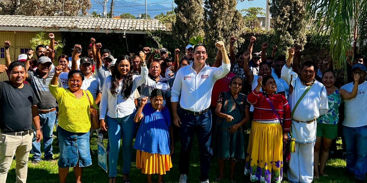 ARTESANOS LEVANTAN LA MANO POR HÉCTOR SANTANA PARA PRESIDENTE