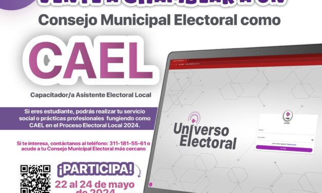 El IEEN oferta vacantes para Capacitador/a Asistente Electoral Local