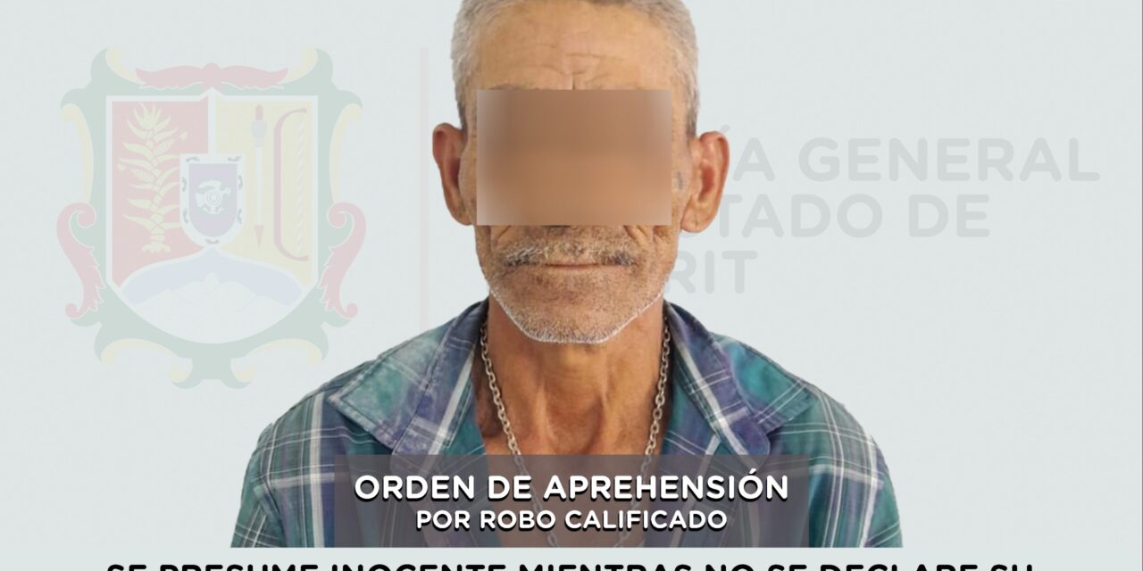 CAPTURADO EN TEPIC POR ROBO CALIFICADO