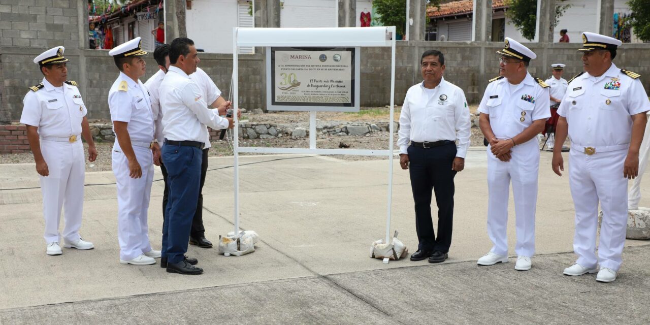 Conmemoran autoridades el 30 aniversario de la ASIPONA Puerto Vallarta