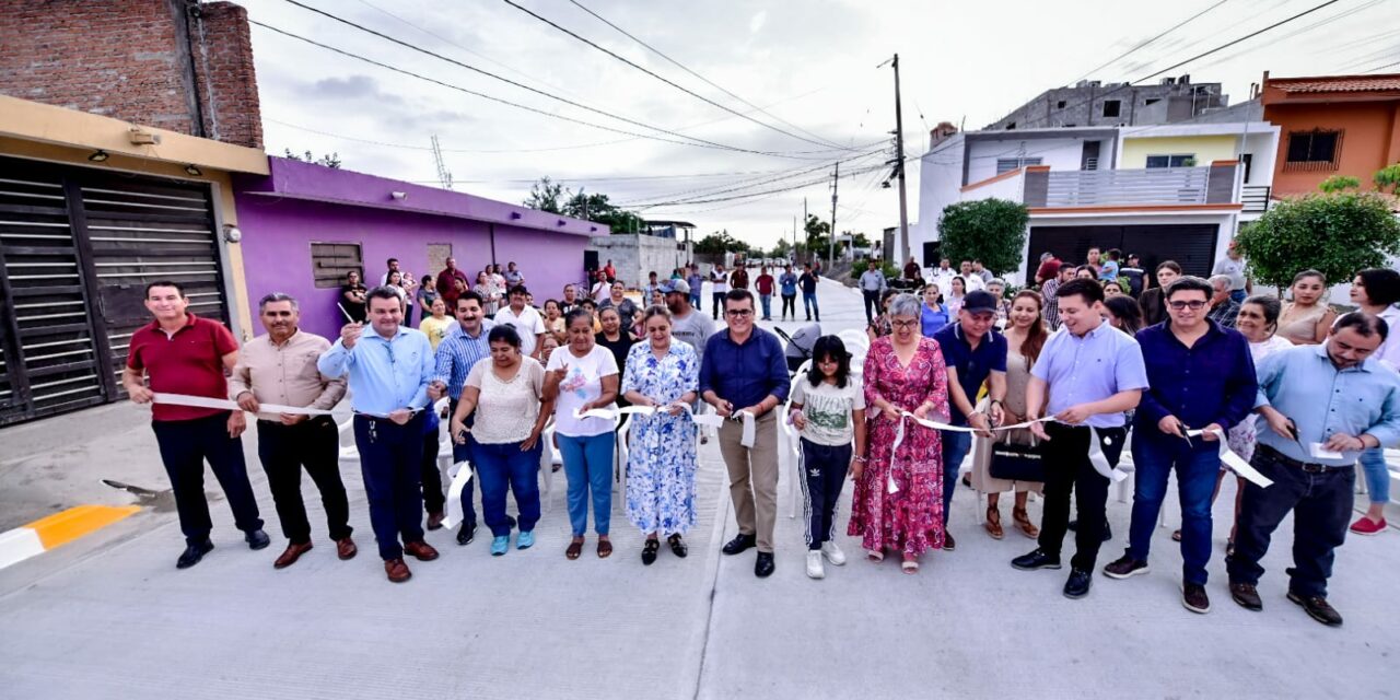 Colonia Jaripillo estrena obra de pavimentación esperada por más de 20 años