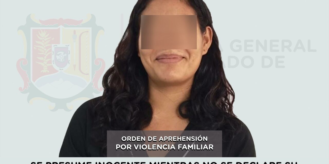 DETENIDA POR EJERCER VIOLENCIA FAMILIAR CONTRA UNA NIÑA