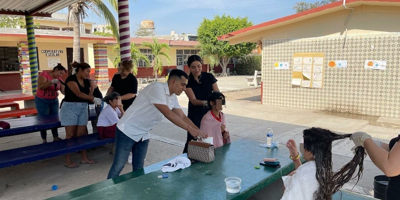 CONTINUA LA CAMPAÑA CONTRA LA PEDICULOSIS ENTRE ESTUDIANTES DE PREESCOLAR Y PRIMARIA