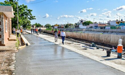 35% de avance registra la obra de pavimentación de la Avenida Framboyanes