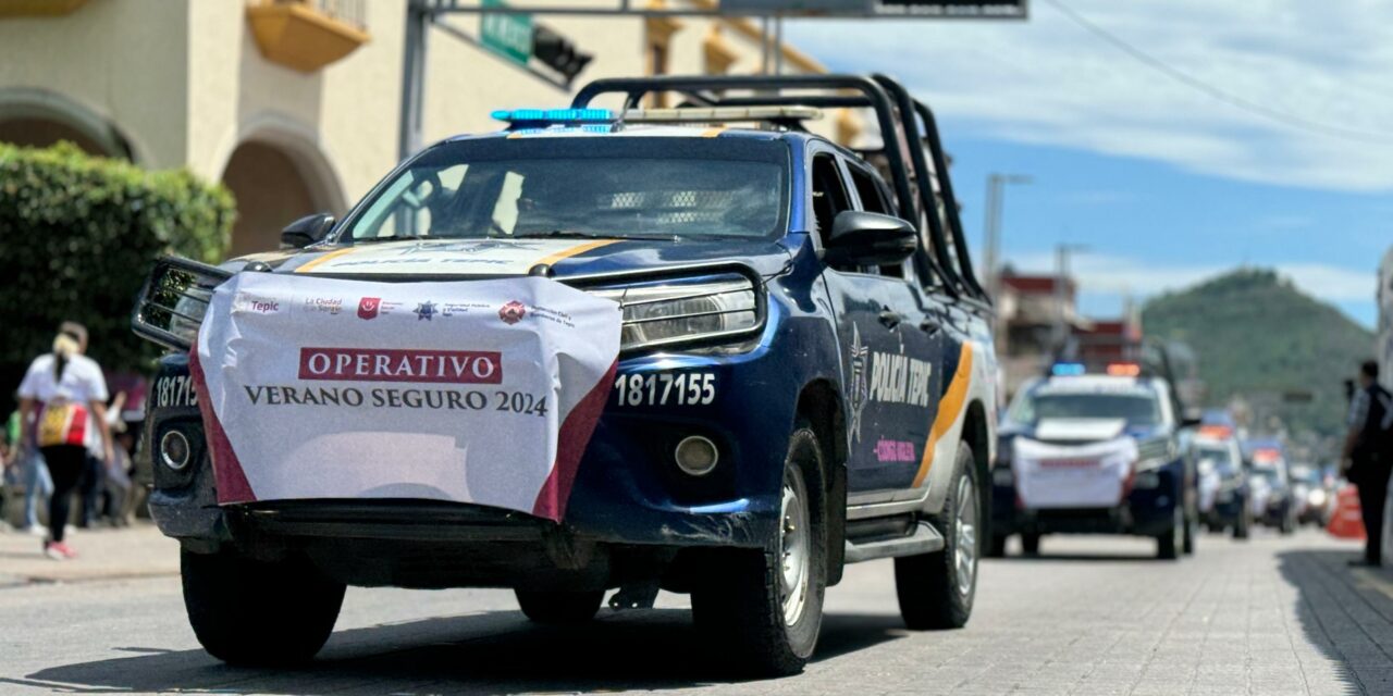 Operativo Verano Seguro 2024 garantiza la tranquilidad en Tepic