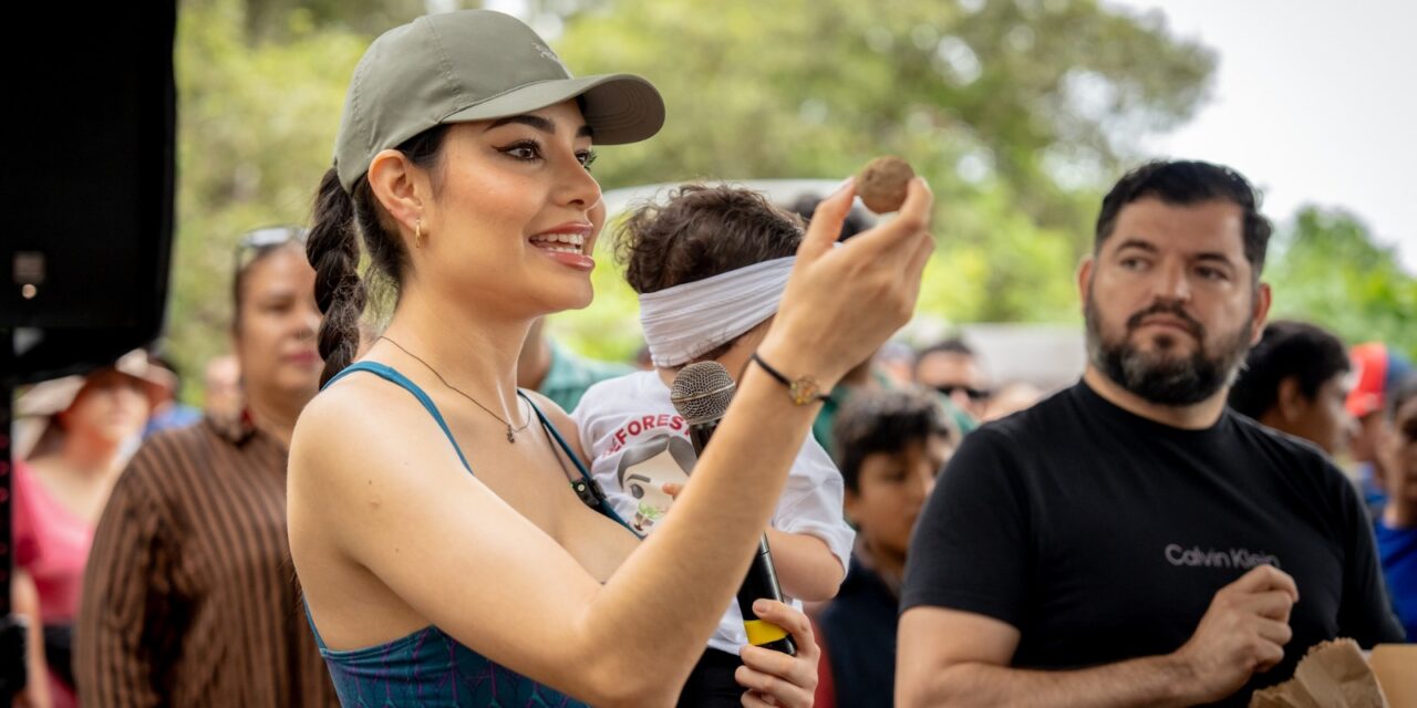 Geraldine encabeza reforestación del cerro de San Juan con cinco mil árboles más