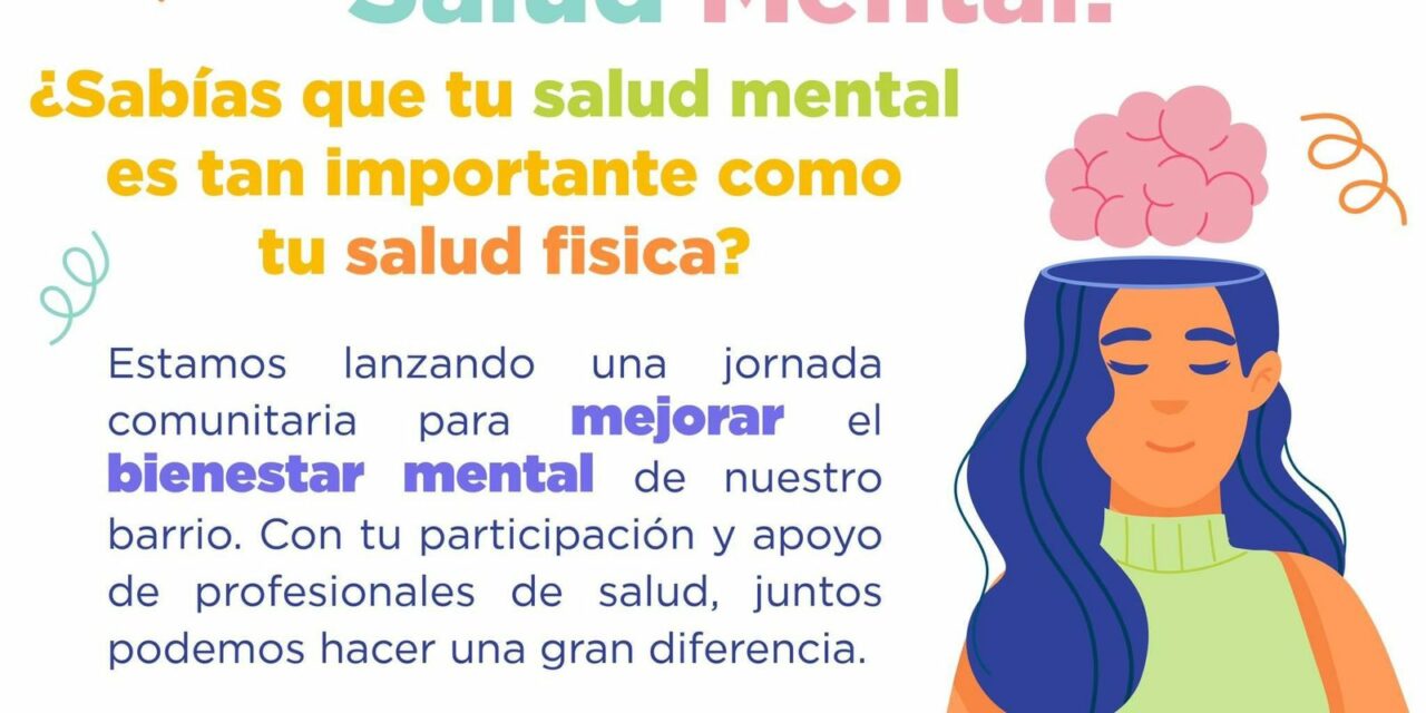 Participa en la Jornada “Juntos por la Salud Mental en tu Comunidad”