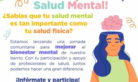 Participa en la Jornada “Juntos por la Salud Mental en tu Comunidad”