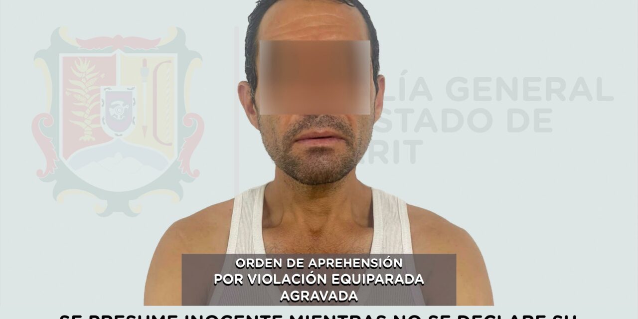 APREHENDIDO POR VIOLACIÓN EQUIPARADA AGRAVADA